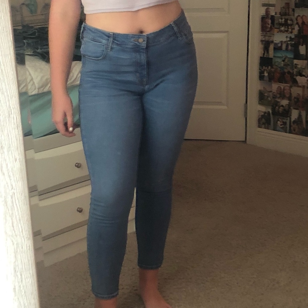 old navy blue jeans!